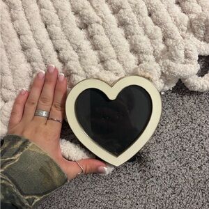 Sheffield Home Heart-Shaped Picture Frame in White and Black